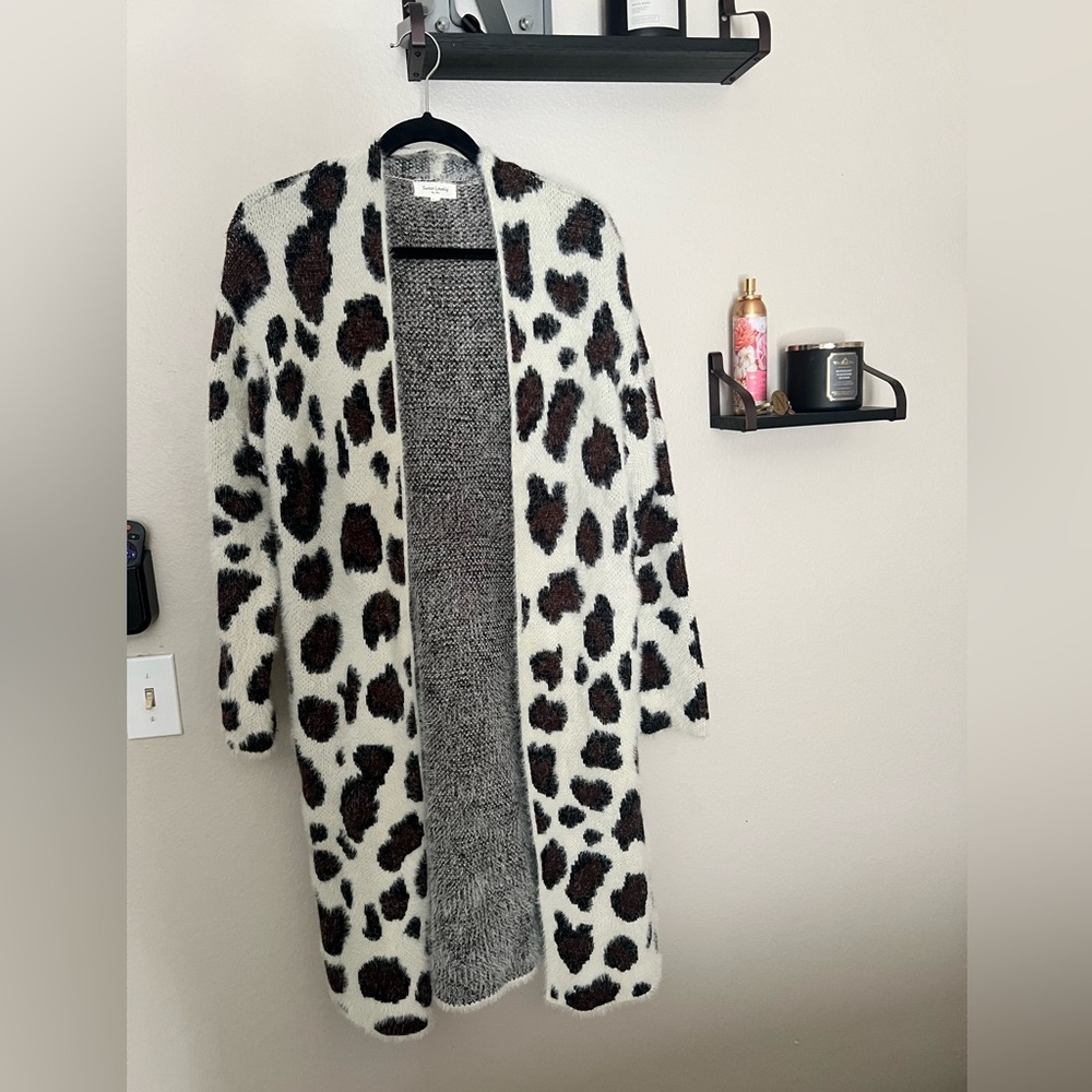 Long Cheetah Cardigan